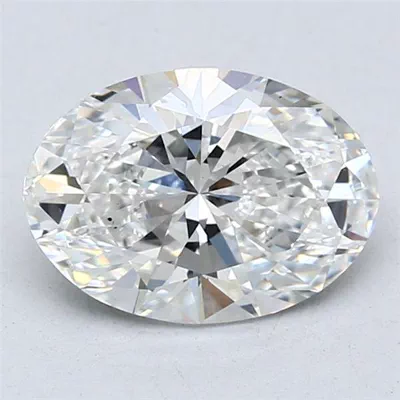 2.02ct E VS1 Rare Carat Ideal Cut Oval Lab Grown Diamond