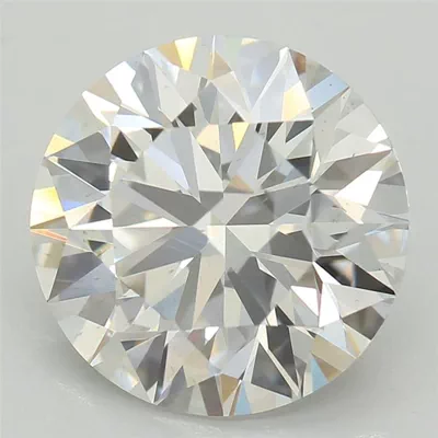 2.82ct F SI1 Rare Carat Ideal Cut Round Lab Grown Diamond
