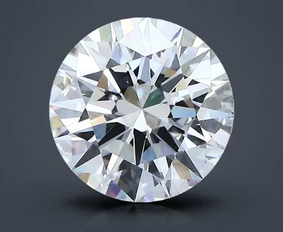 2.54ct F VVS2 Rare Carat Ideal Cut Round Diamond