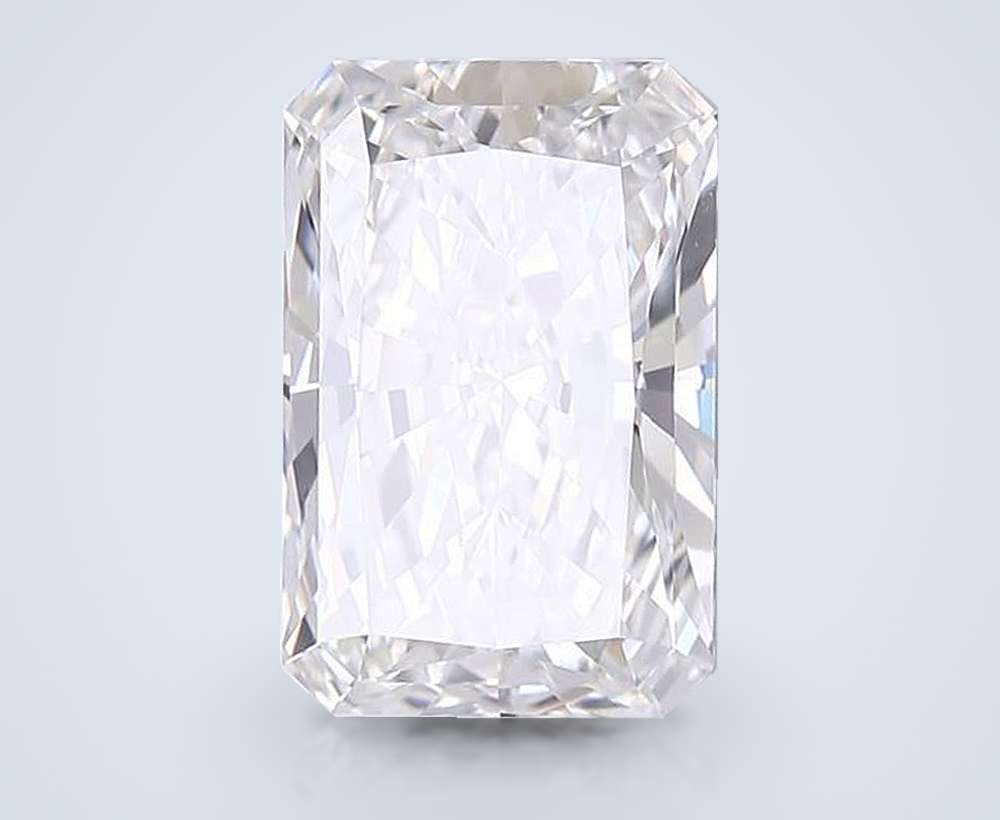 6.76ct E VVS2 Rare Carat Ideal Cut Radiant Lab Grown Diamond