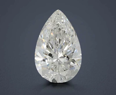 3.80ct F VS1 Rare Carat Ideal Cut Pear Lab Grown Diamond