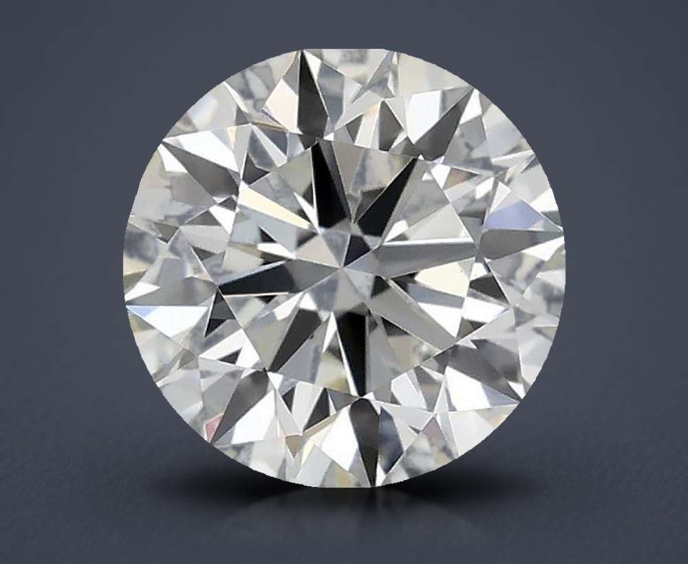 0.58ct K VVS2 Rare Carat Ideal Cut Round Diamond