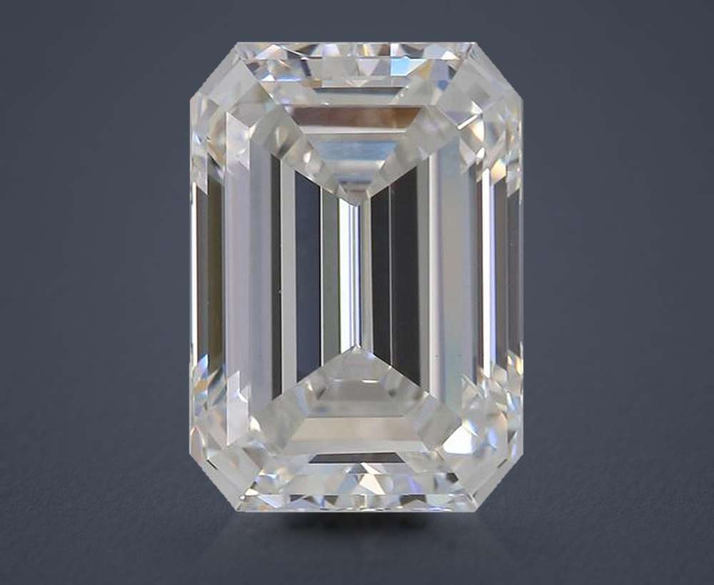 4.03ct E VS1 Rare Carat Ideal Cut Emerald Lab Grown Diamond