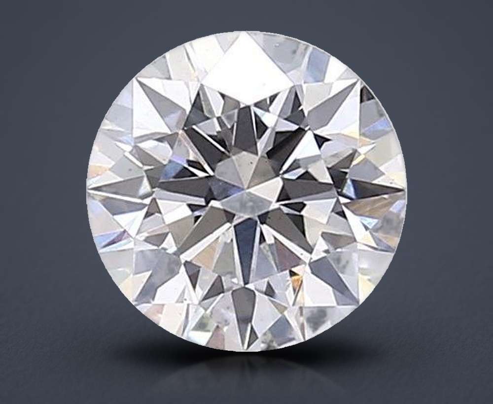 1.58ct F VS2 Rare Carat Ideal Cut Round Lab Grown Diamond