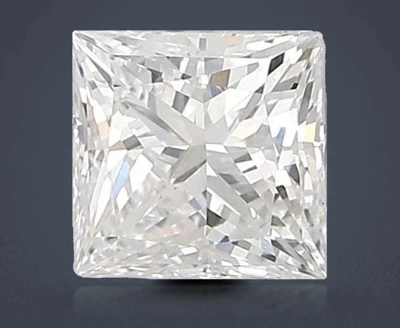 1.48ct D VVS2 Rare Carat Ideal Cut Princess Lab Grown Diamond