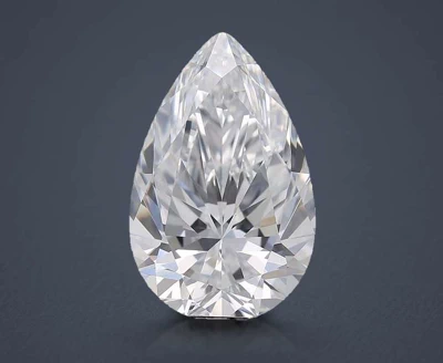 20.35ct D VVS1 Rare Carat Ideal Cut Pear Diamond