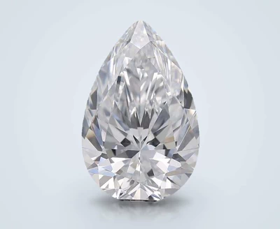 20.35ct D VVS1 Rare Carat Ideal Cut Pear Diamond