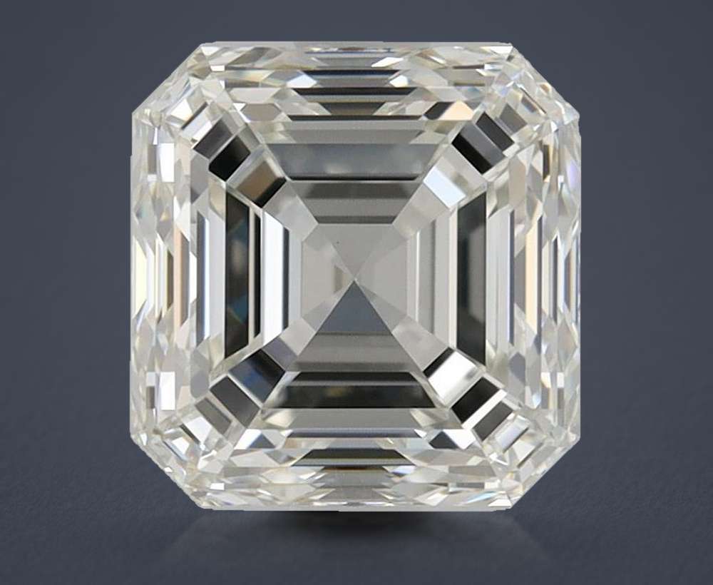 1.70ct J VVS2 Very Good Cut Asscher Diamond