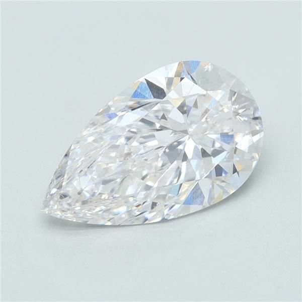 1.73ct E VVS2 Rare Carat Ideal Cut Pear Lab Grown Diamond