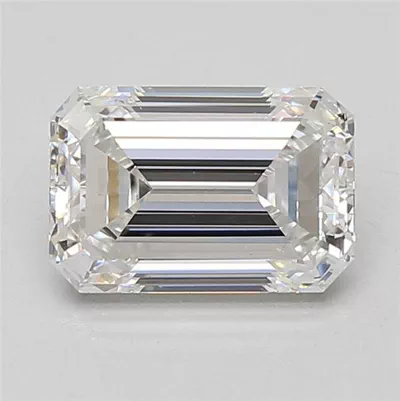2.47ct D VS1 Rare Carat Ideal Cut Emerald Lab Grown Diamond