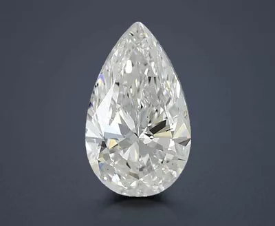 1.01ct D SI1 Very Good Cut Pear Lab Grown Diamond