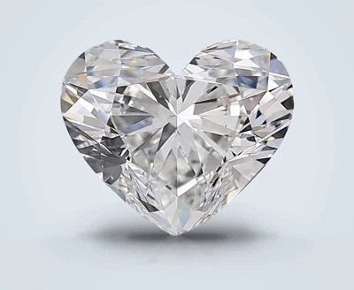 4.02ct D VS2 Rare Carat Ideal Cut Heart Diamond