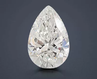 6.01ct F VS1 Rare Carat Ideal Cut Pear Lab Grown Diamond