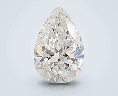 6.01ct F VS1 Rare Carat Ideal Cut Pear Lab Grown Diamond