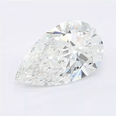 1.55ct F VVS2 Rare Carat Ideal Cut Pear Lab Grown Diamond