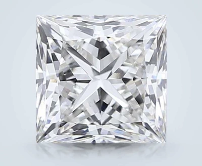 3.53ct H VS1 Rare Carat Ideal Cut Princess Lab Grown Diamond