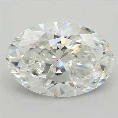 2.08ct D VVS2 Rare Carat Ideal Cut Oval Lab Grown Diamond