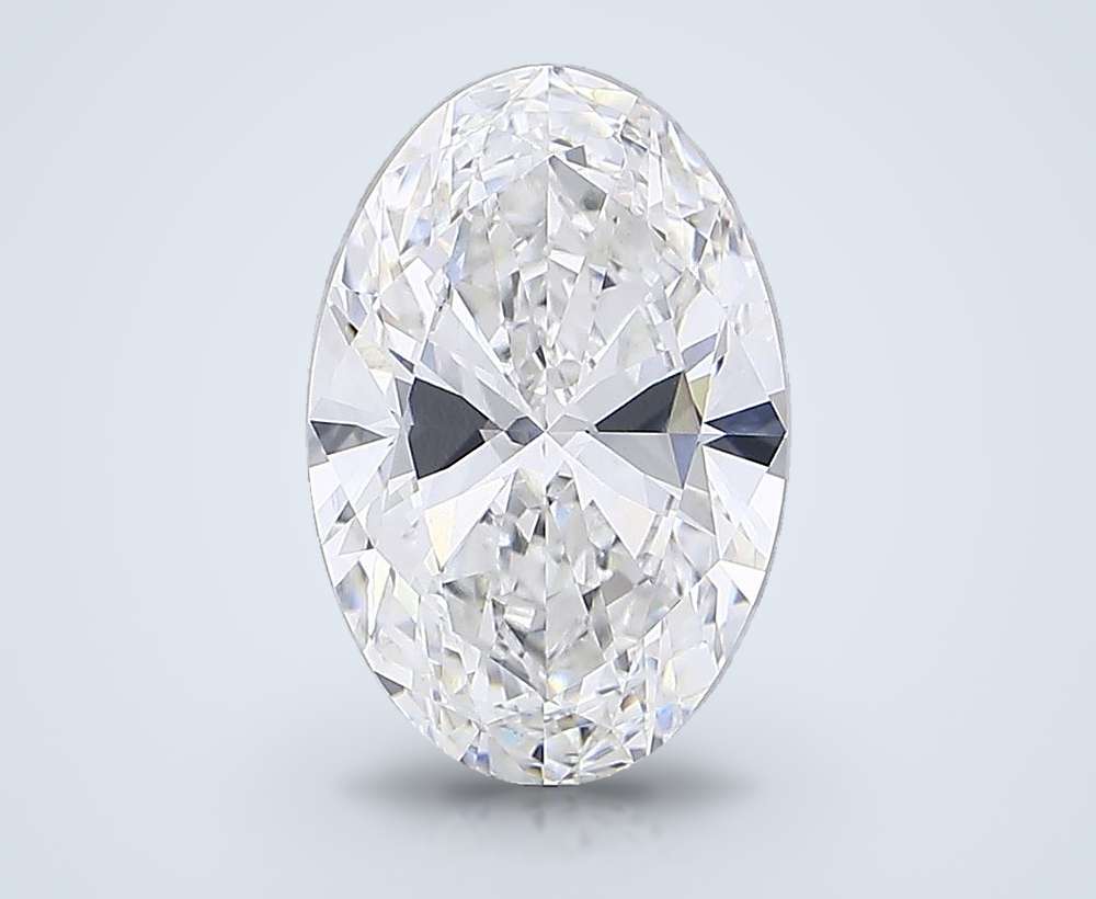15.07ct F VVS2 Rare Carat Ideal Cut Oval Lab Grown Diamond