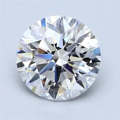 2.11ct D VVS2 Rare Carat Ideal Cut Round Diamond
