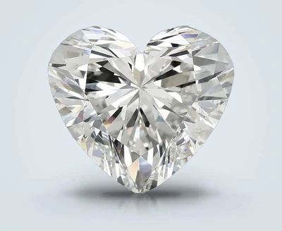 5.10ct F VS1 Rare Carat Ideal Cut Heart Lab Grown Diamond