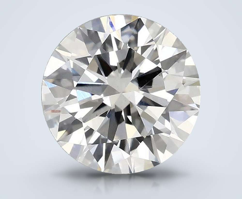 2.08ct F VS2 Rare Carat Ideal Cut Round Lab Grown Diamond