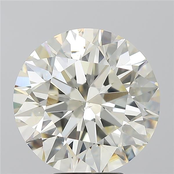 6.01ct J SI1 Rare Carat Ideal Cut Round Diamond