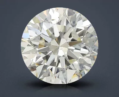 6.01ct J SI1 Rare Carat Ideal Cut Round Diamond