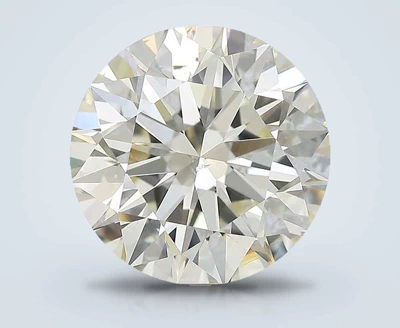 6.01ct J SI1 Rare Carat Ideal Cut Round Diamond