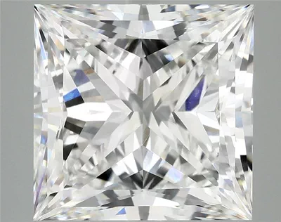 8.00ct F VVS2 Rare Carat Ideal Cut Princess Lab Grown Diamond