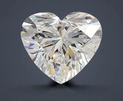 3.00ct D VVS2 Rare Carat Ideal Cut Heart Lab Grown Diamond