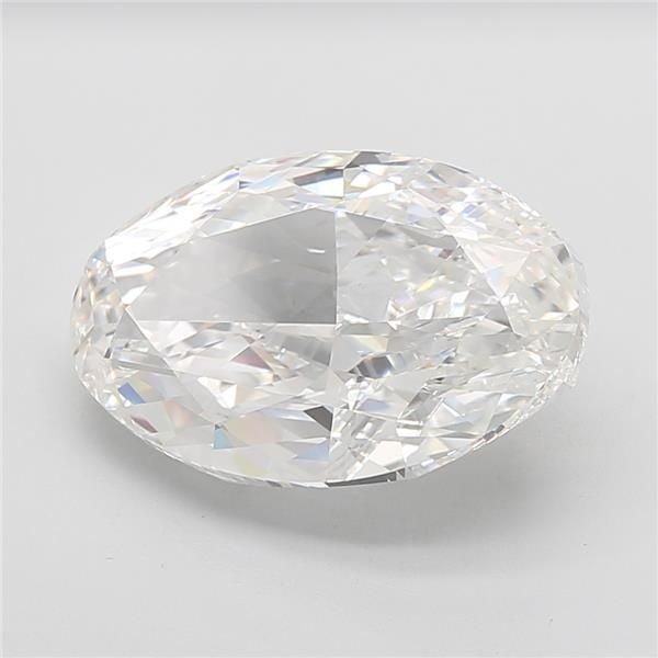 15.04ct F VVS2 Rare Carat Ideal Cut Oval Lab Grown Diamond