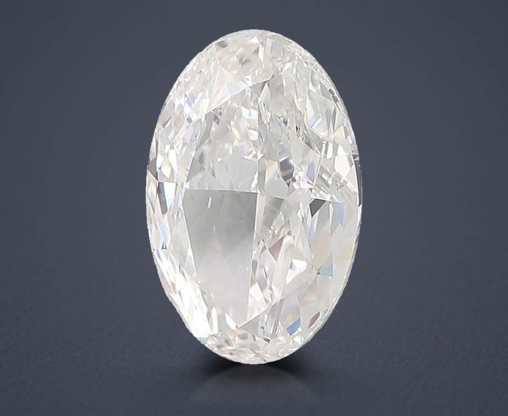 15.04ct F VVS2 Rare Carat Ideal Cut Oval Lab Grown Diamond