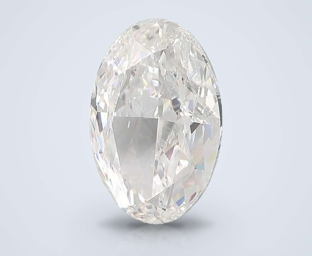 15.04ct F VVS2 Rare Carat Ideal Cut Oval Lab Grown Diamond