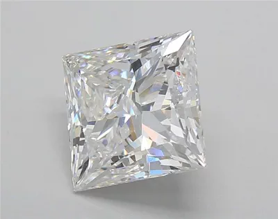 4.01ct E VVS2 Rare Carat Ideal Cut Princess Lab Grown Diamond