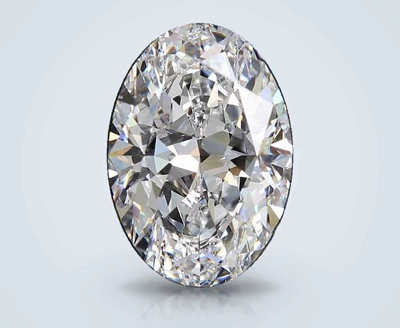 10.09ct D SI1 Rare Carat Ideal Cut Oval Diamond