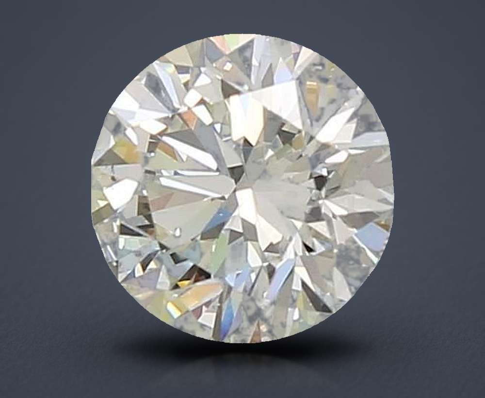 1.64ct K SI1 Rare Carat Ideal Cut Round Diamond