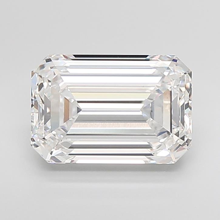 6.07ct E VS1 Rare Carat Ideal Cut Emerald Lab Grown Diamond
