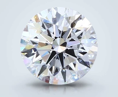 2.62ct D VS2 Rare Carat Ideal Cut Round Diamond