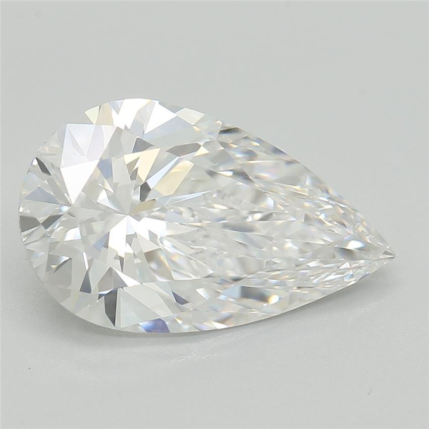 2.07ct E VVS2 Rare Carat Ideal Cut Pear Lab Grown Diamond