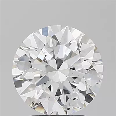 2.52ct E SI1 Rare Carat Ideal Cut Round Diamond