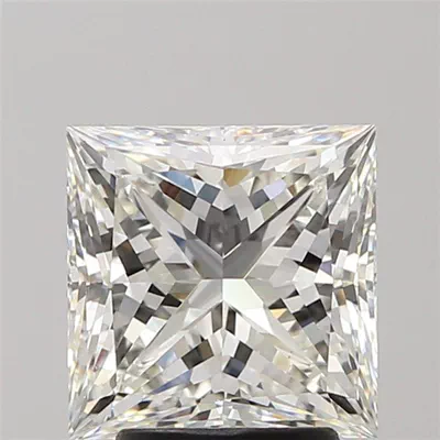 3.36ct I IF Rare Carat Ideal Cut Princess Diamond