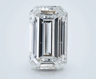 2.02ct G SI1 Rare Carat Ideal Cut Emerald Diamond
