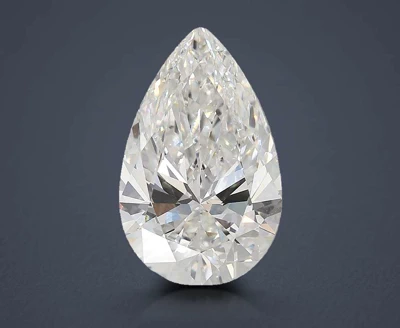 6.08ct E VVS2 Rare Carat Ideal Cut Pear Lab Grown Diamond