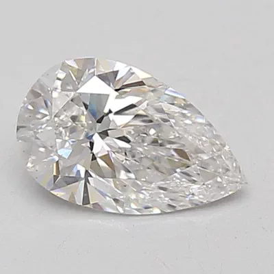 0.96ct D VS2 Rare Carat Ideal Cut Pear Lab Grown Diamond