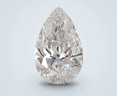 0.96ct D VS2 Rare Carat Ideal Cut Pear Lab Grown Diamond