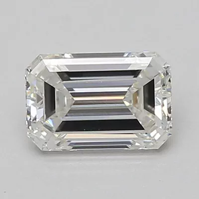 1.08ct F VS2 Rare Carat Ideal Cut Emerald Lab Grown Diamond