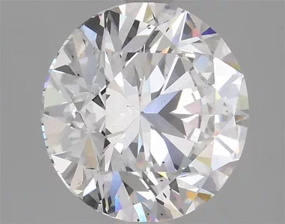 3.10ct F SI1 Ideal Cut Round Lab Grown Diamond