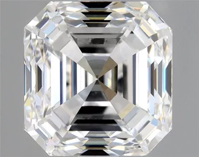 2.50ct E VVS2 Very Good Cut Asscher Diamond