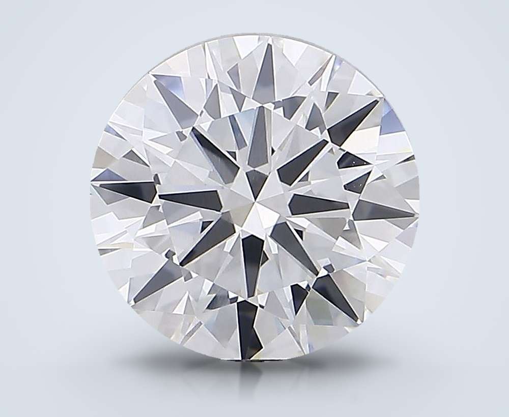 9.07ct F VVS1 Rare Carat Ideal Cut Round Lab Grown Diamond