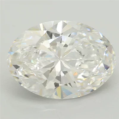 3.84ct E VS1 Rare Carat Ideal Cut Oval Lab Grown Diamond